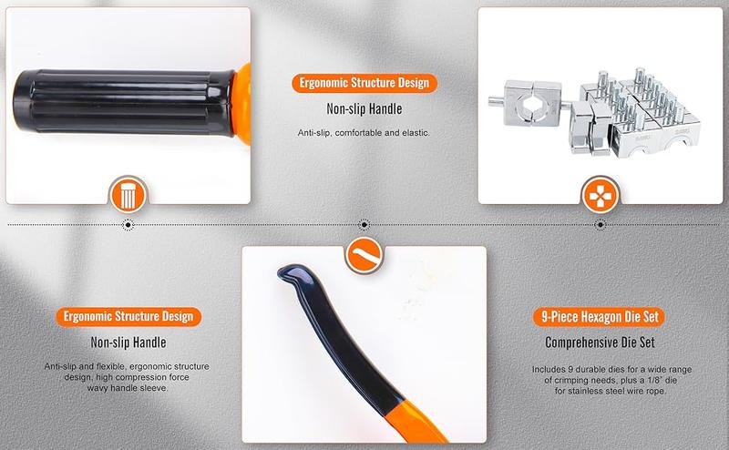 Hydraulic Crimping Tool, Hydraulic Wire Crimping Tool| 12 AWG to 2/0 ...