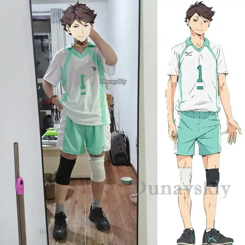Tobio Kageyama Koushi Sugawara Oikawa Tooru Cosplay Costume Uniform Jersey New Party Gift Cos Set For Boy And Girls