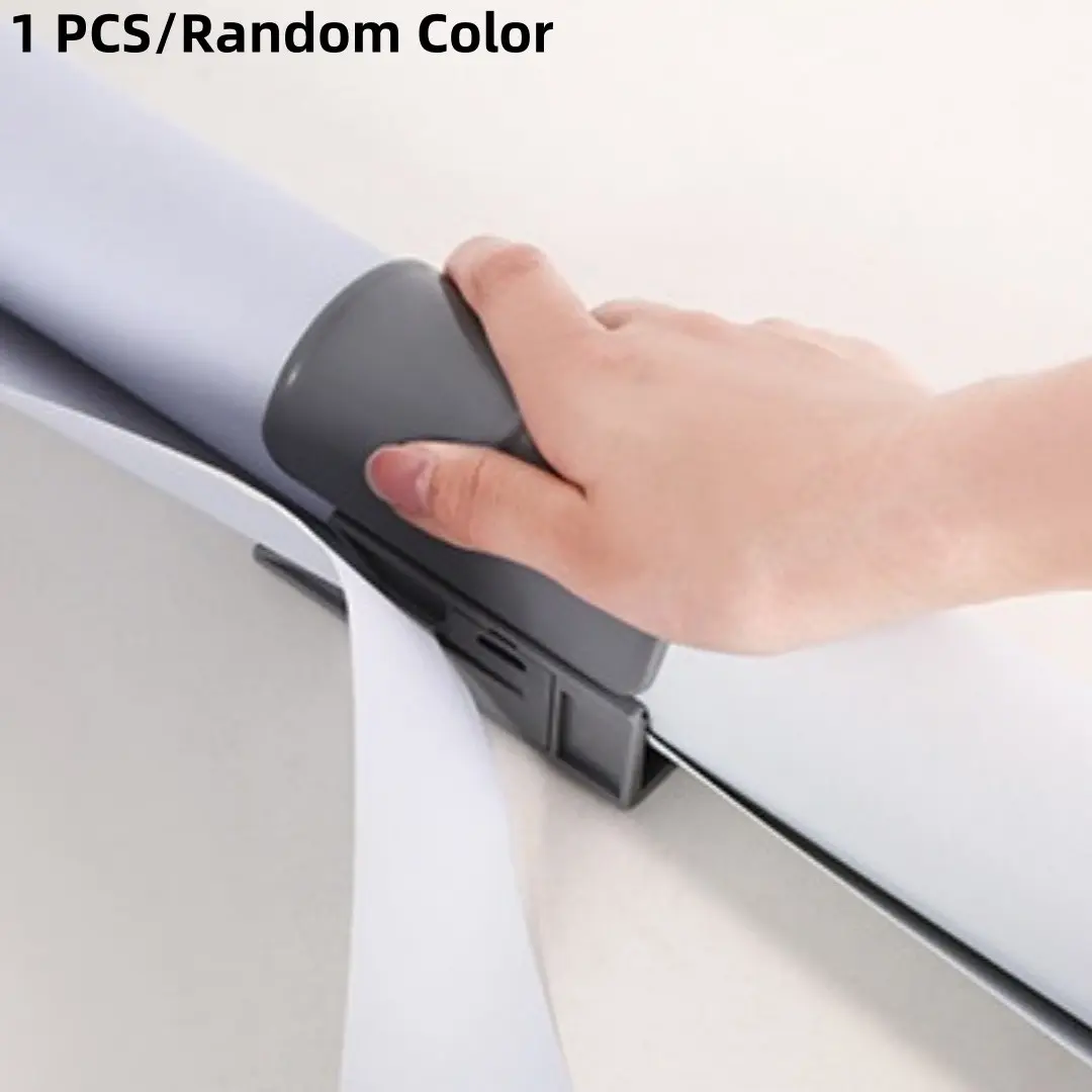 1PCS Sliding Wrapping Paper Cutter, Portable ABS Paper Trimmer With Replaceable Blades, For Christmas & Birthday Gift Wrapping, Kraft Paper Cutting Tool