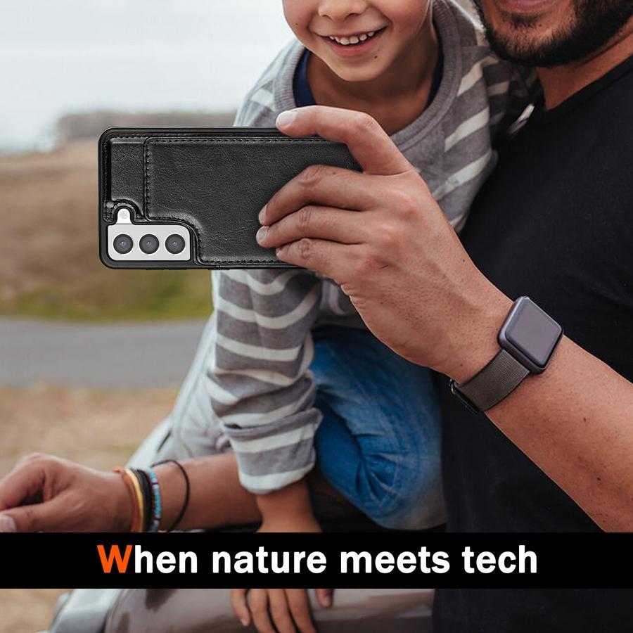 Wallet RFID Blocking Layer Protect Anti-Theft Magnetic Leather Case For Samsung Galaxy A15 A16 A17 A26 A35 A36 A53 A54 A55 A56