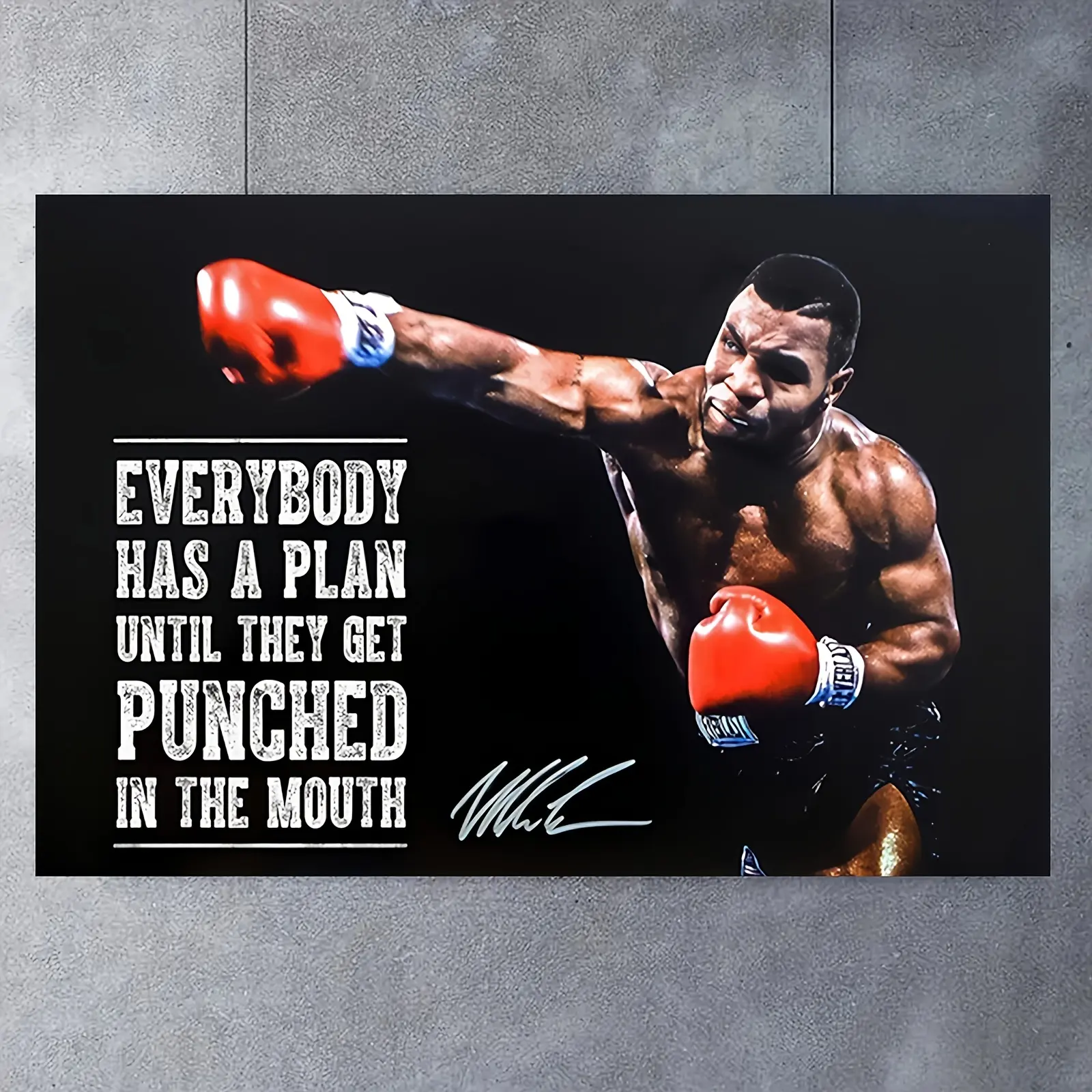 1pc Polyester 2D Flat Inspirational Boxing Photo Booth Backdrop Banner, No-Power Holiday Party Photo Booth Print Festive Backdrops & Banners for Events, Home & Party Supplies