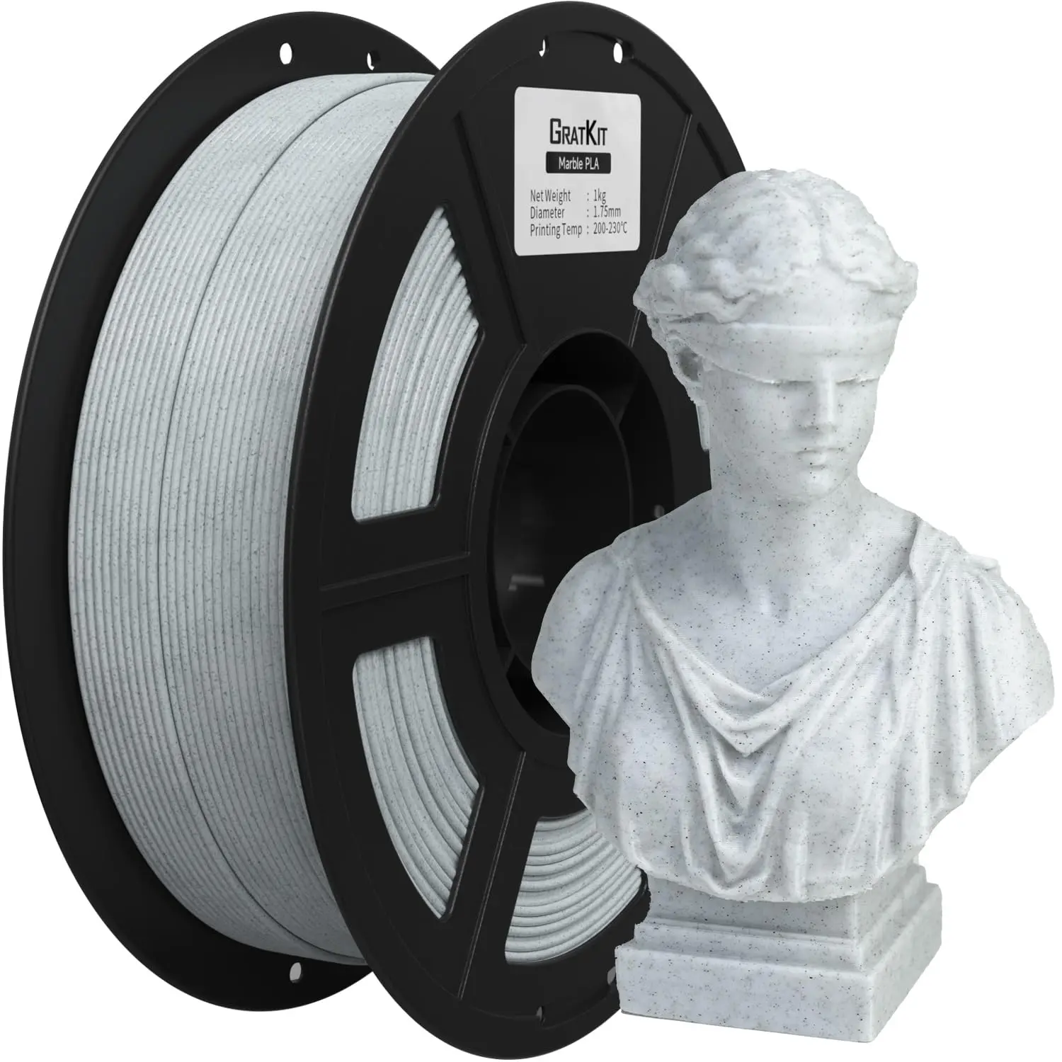 ABS-Like 3D Printer Resin (1000g, White) - High Strength, Tough Durability for Functional Parts, Enclosures, Models, Excellent Contrast, Cured by 395 to 405nm UV Light | 3D Printing Supplies