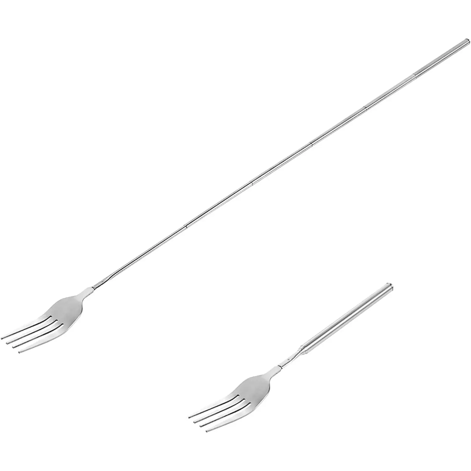 Extra Long Fork, Telescopic Fork 8.7 to 25.4 Inch (1 pcs)
