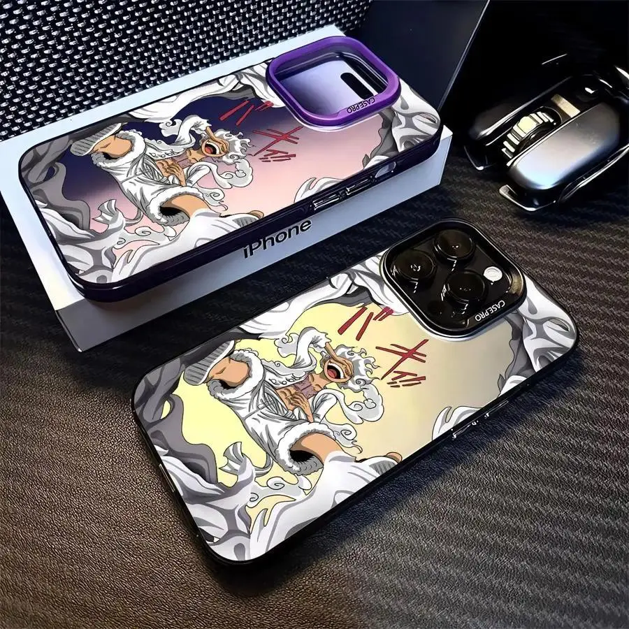 Anime Case for iPhone 17 16 15 14 13 12 11 Pro Pro MAX Plus Air Soft Shell O-One PieceS Gear