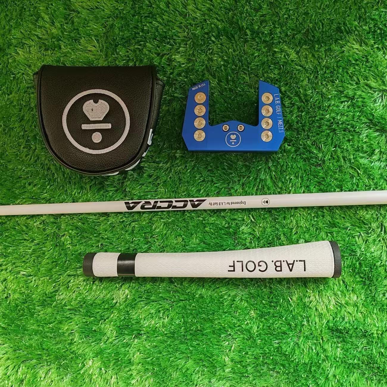 20262026 L.A.B..Golf MEZZ.1 Putter RH uses Auto-Balance Tech for a square impact and tour consistency, and includes a black head cover.