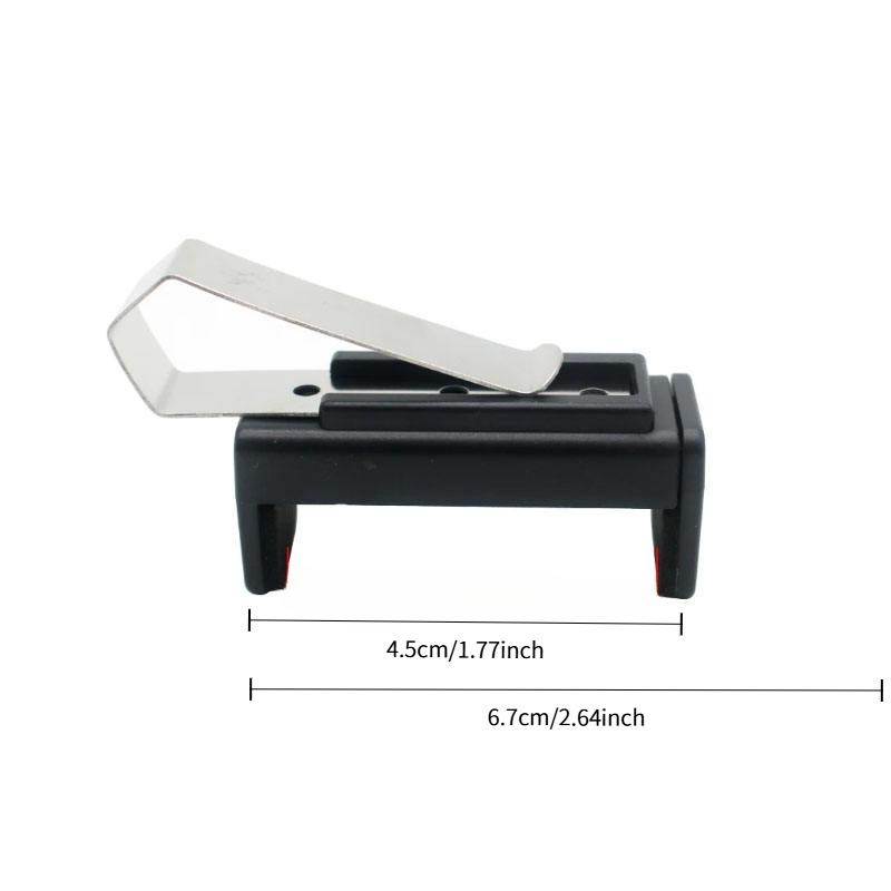 Adjustable Garage Door Remote Control Shade Jack Mount Bracket, Includes Fixed Code Installation Support, Fits 47-70mm Doors