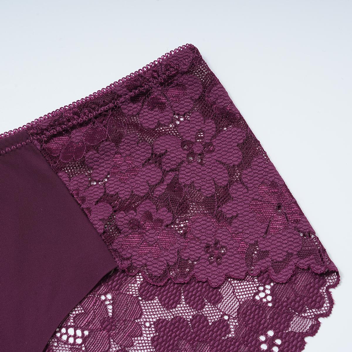 LEVAO Lace Bikini Panties Womens Cheeky Seamless Underwear Ladies No Show Hipster Underpants 6 Pack S-XXL