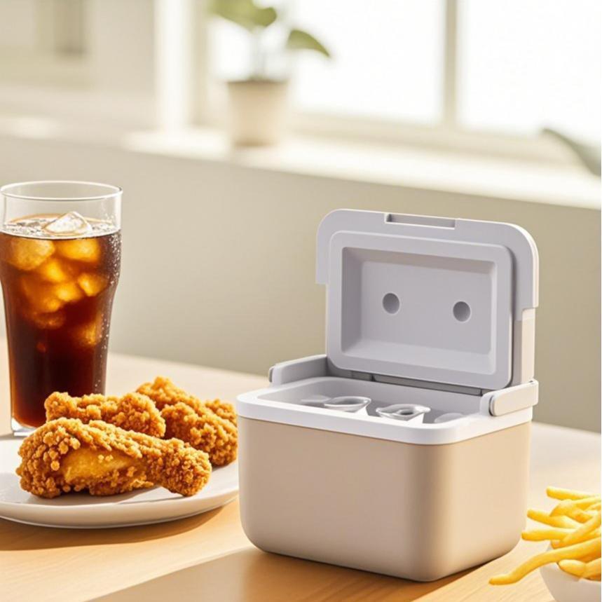 Portable Outdoor Cooler, Camping Cooler, Durable PU Material Cooler Box, Suitable for All Ages and Outdoor Activities