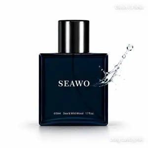 Natural Pure Ingredients SEAWO Midnight Marine 50ml Unisex EDP, Unique Aquatic Woody Bergamot Coconut Amber Scent, All Day Long-Lasting Fragrance, Boosts Elegant Confidence for Daily Wear