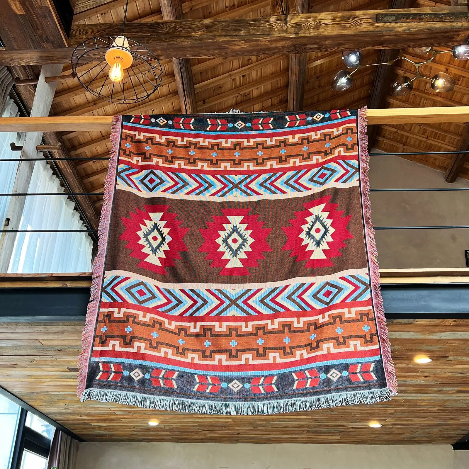 Camping blanket outdoor blanket picnic blanket sofa blanket ins wind blanket nap blanket bohemian blanket
