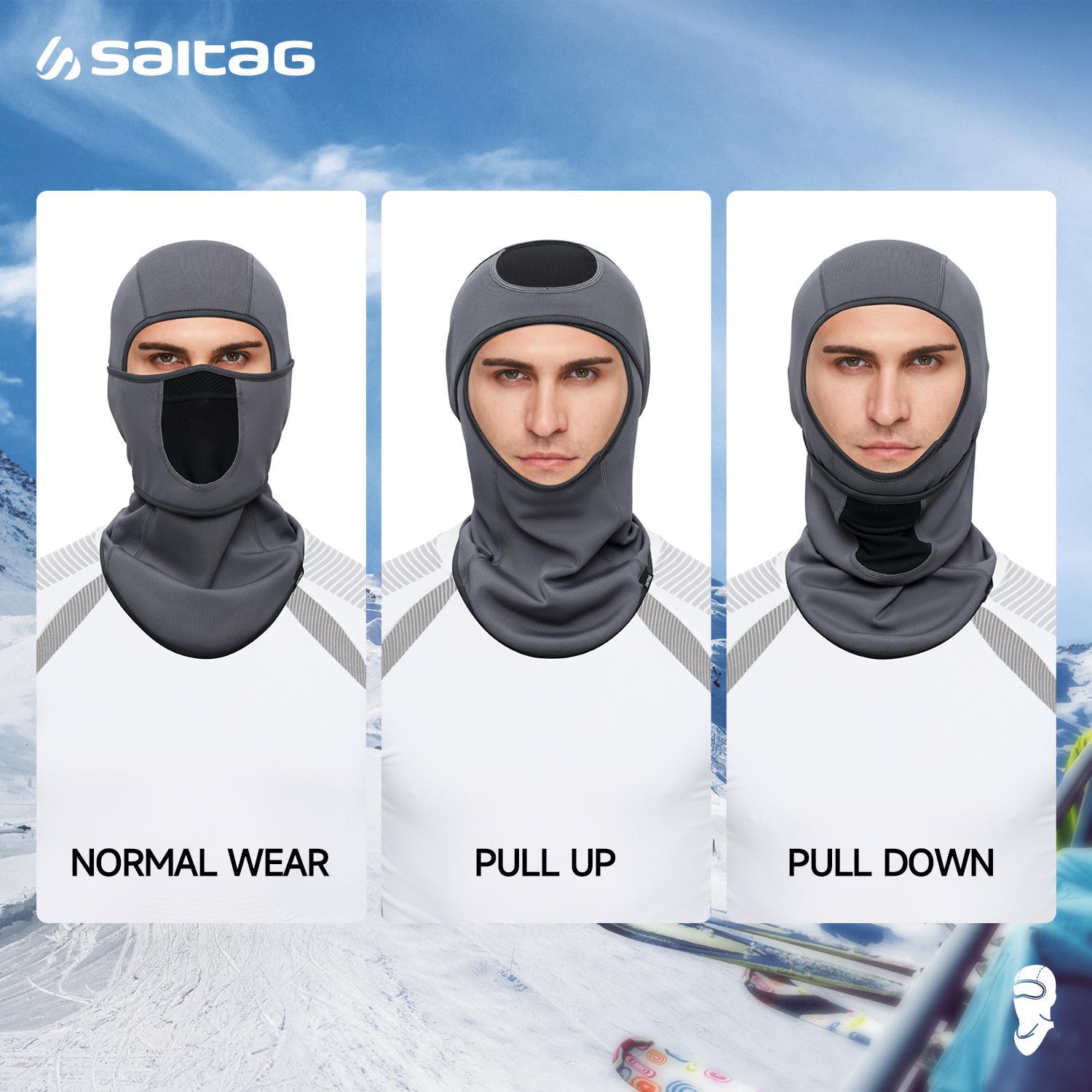 Balaclava Ski Mask, Warm Face Mask for Cold Weather, Winter Skiing, Snowboarding, Motorcycling and Ice Fishing, Winter Outdoor Essential Gear for Men #GLOBAL PICKS