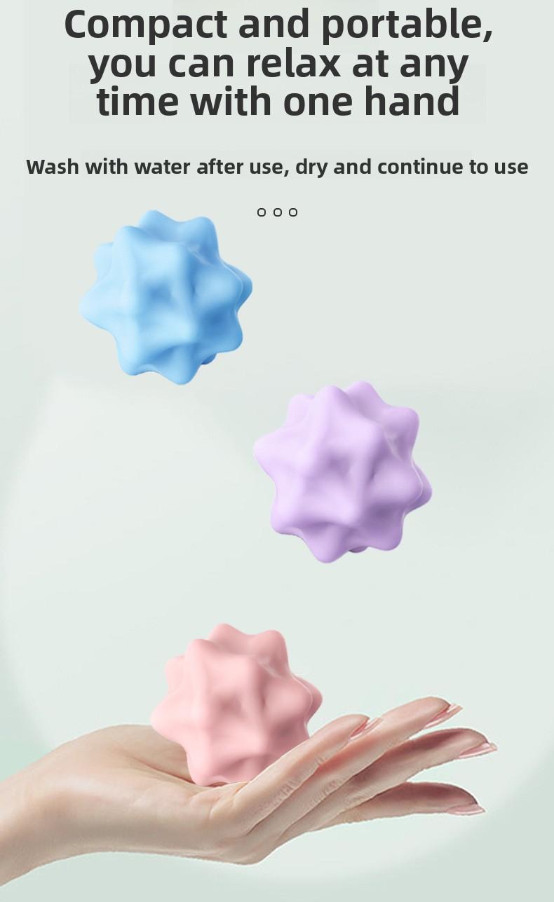 Fascia ball silicone lumbar and back muscle relaxation yoga ball neck and foot acupressure stimulation massage ball