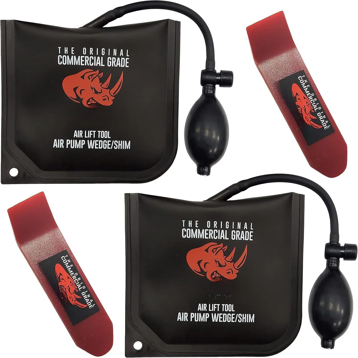 The   Commercial Grade Air Wedge Bag 2.0 Pump Professional Leveling Kit & Alignment Tool Shim Bag in the Popular Medium Size (2 Pack).