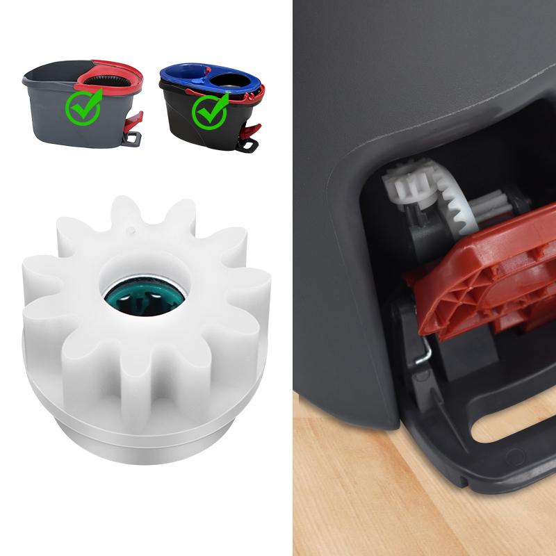1/2/3Pcs Vileda Mop Bucket Replacement Gears Set, Spin Mop Replacements, Fits O-Ceda/vilida Buckets Spare Parts, Easy Installation, High Quality And Durable Cleaning Parts, Cleaning Supplies, Back-To-School Supplies