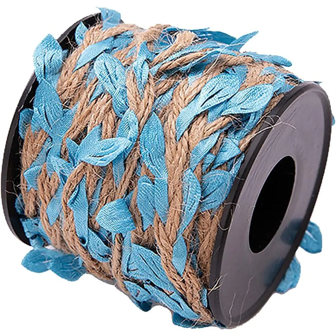 33   Twine Blue Leaf Jute 3ply 2MM Rope  Burlap Ribbon String Heavy Duty  Gardening Decoration or for Arts and Crafts