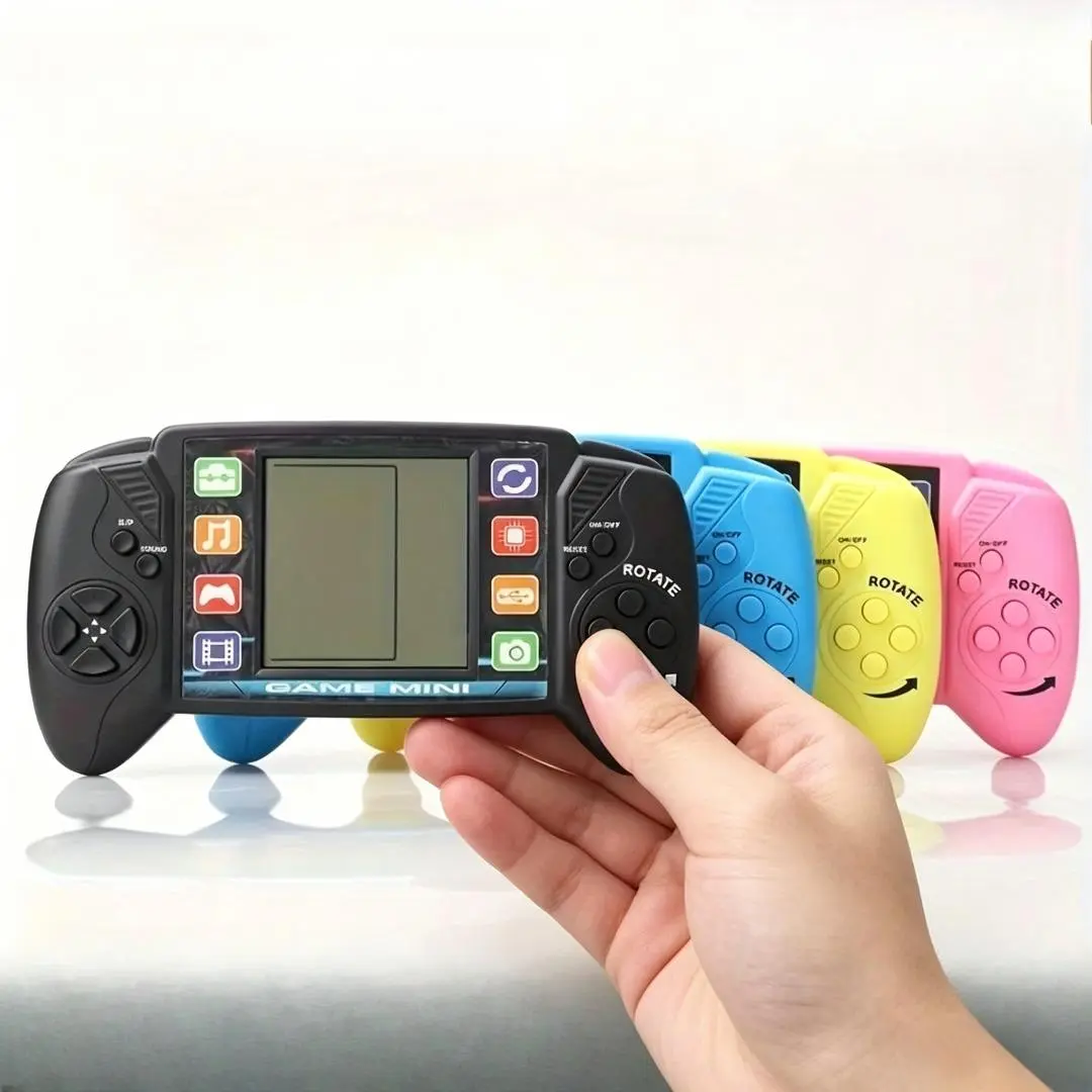 Retro Handheld Game Console - Portable Mini Arcade Device with Large Screen, Educational Language Toy for Travel & Home, Ideal Gift for Kids