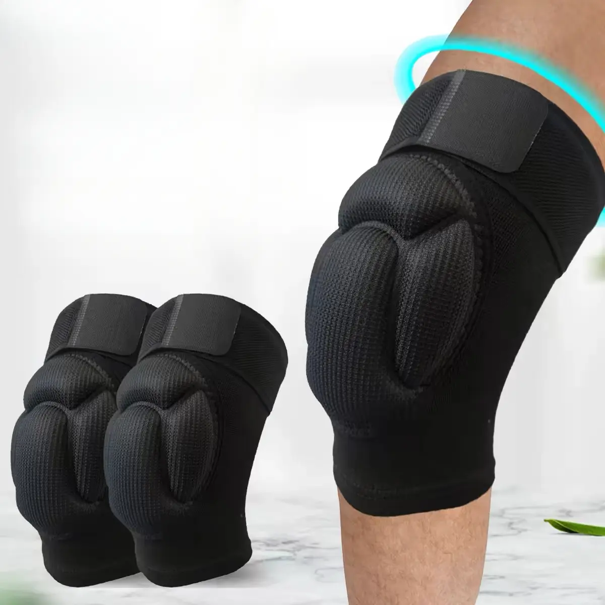 Work & Gardening Knee Pads - Lightweight EVA Foam, Flexible-Fit Protection for Hard Surfaces, Construction, DIY Tasks