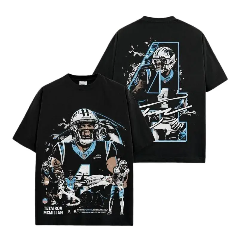 [Sale Up To 50%] Unisex Tetairoa McMillan # 4 T-Shirt, T-Mac Fan T-Shirt Fashion Cotton, Full Colors, Full Sizes, For Men, For Women
