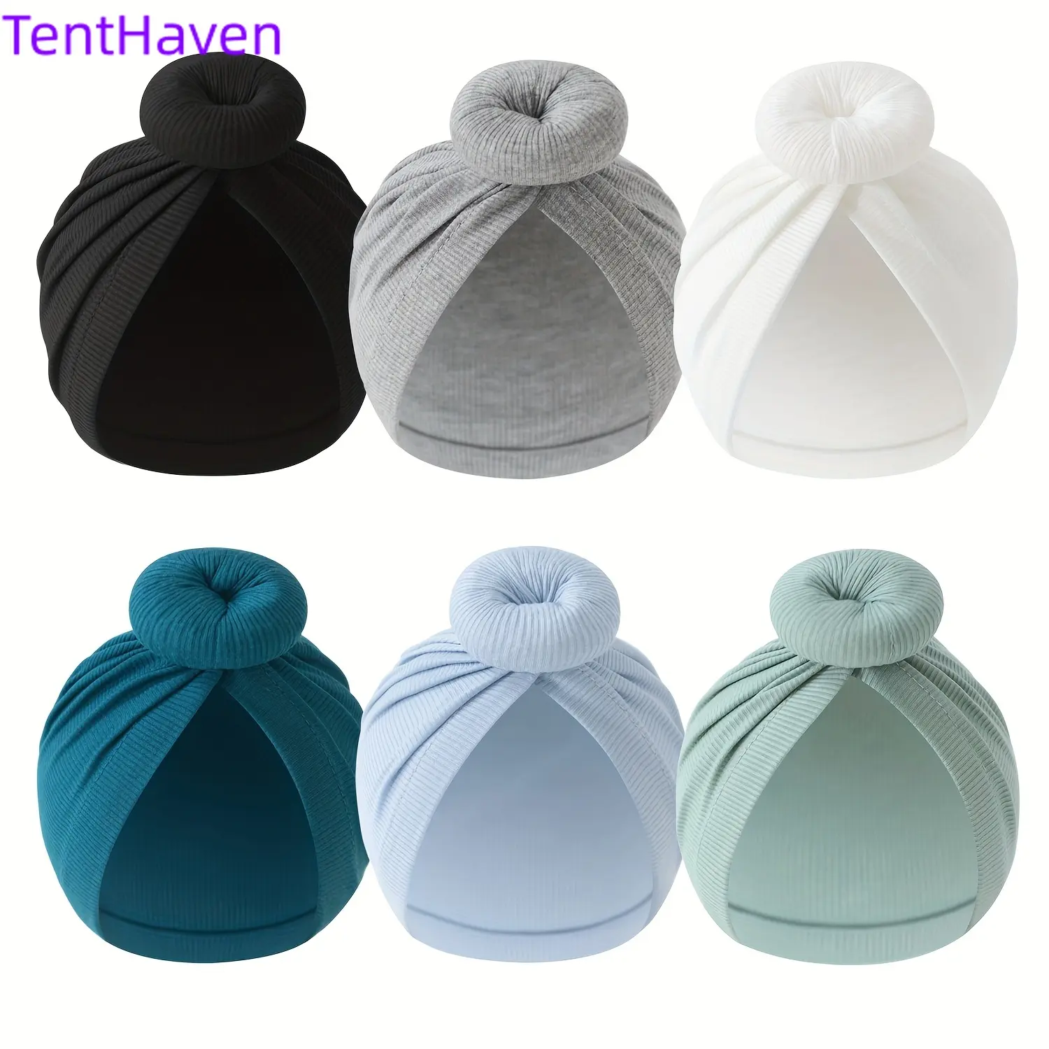 6pcs Personalized Cotton Toddler Caps for 2-3 Years Olds - Softness, Safe Materials, Lightweight Fabric, Year-Round Use, Assorted Donut Shape & Round Tire Designs, Sports Daily Wear Hats, Toddler Cap, Donut & Round Tire Shaped