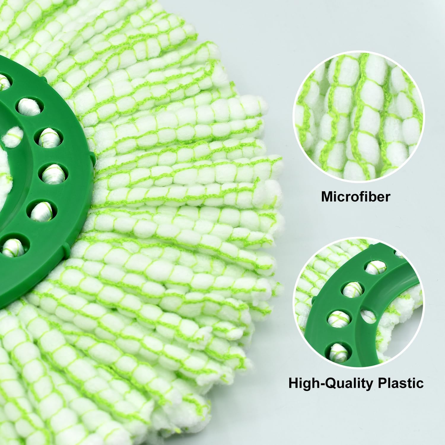 Tornado Spin Mop  ONLY Compatible with  Libman Tornado Spin Mop System, Washable &  Libman Mop  Replacement Refill for Tornado Mop (NOT for Old Version)