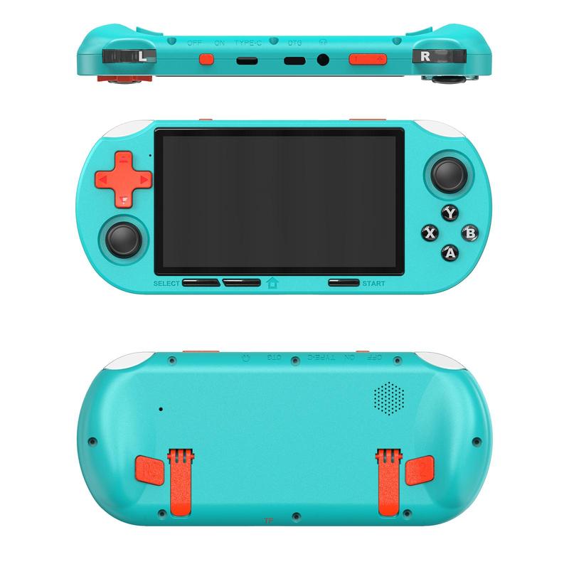 GAMINJA X9 Retro Handheld Video Game Console, IPS Screen Portable Handheld Game Player, Type-C Interface Gaming Console, Protective, Rechargeable Portable Console