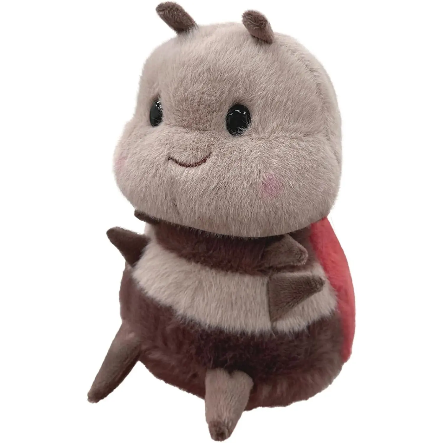Chubby Smiling Ladybug Plush, Lucky Soft Seven-Spotted Ladybug Plush Toy, Cute Insect Stuffed Animal, The Best Gift for Child and Partners(8 inch)