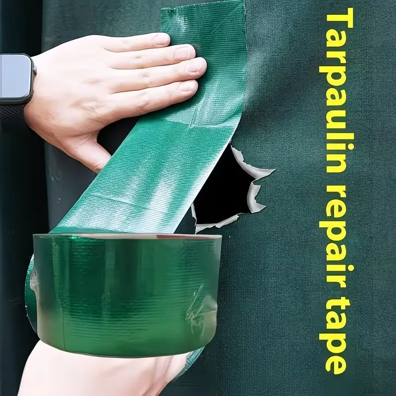 Waterproof Canvas Repair Tape, Instant Seal, Tear-Resistant, Strong Adhesive, Ideal for Tents, Rvs, Pipes, Outdoor Protection