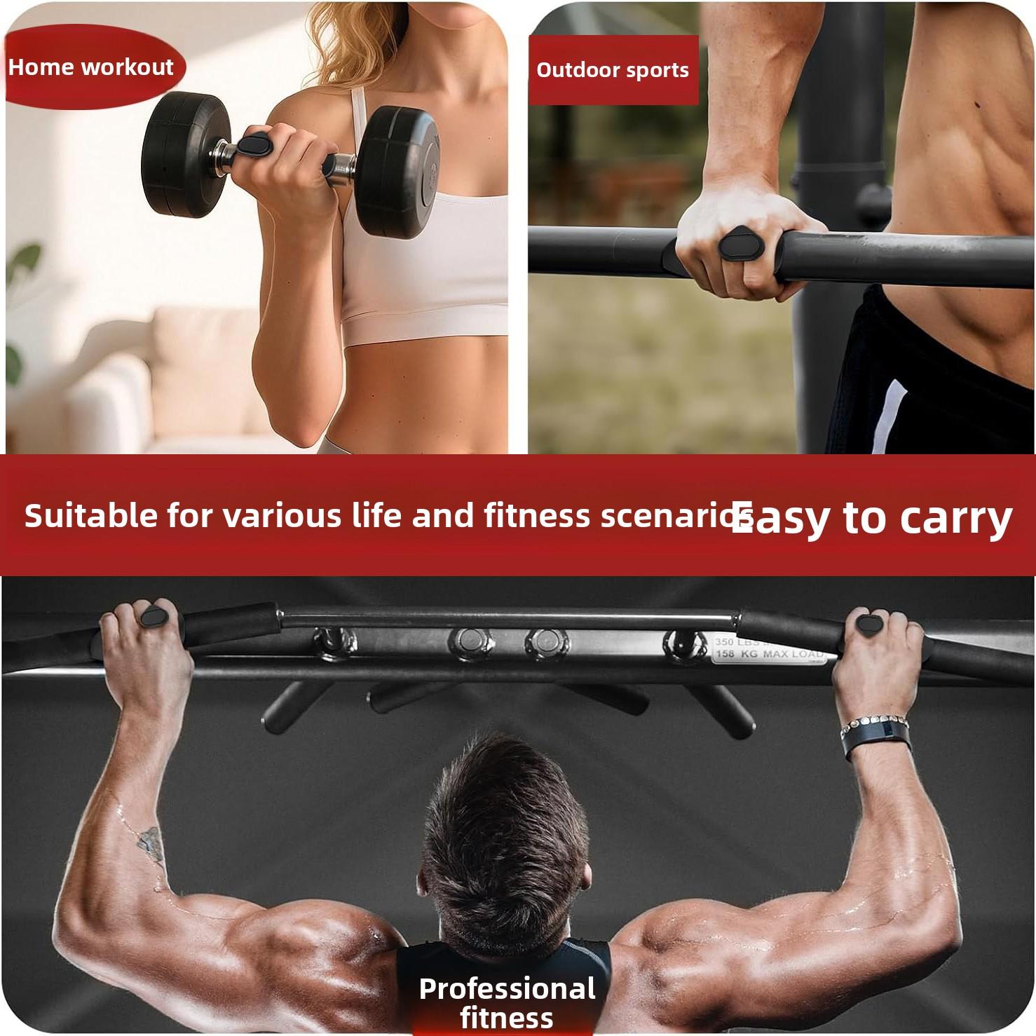 Silicone anti-slip grip pad for weightlifting grip trainer