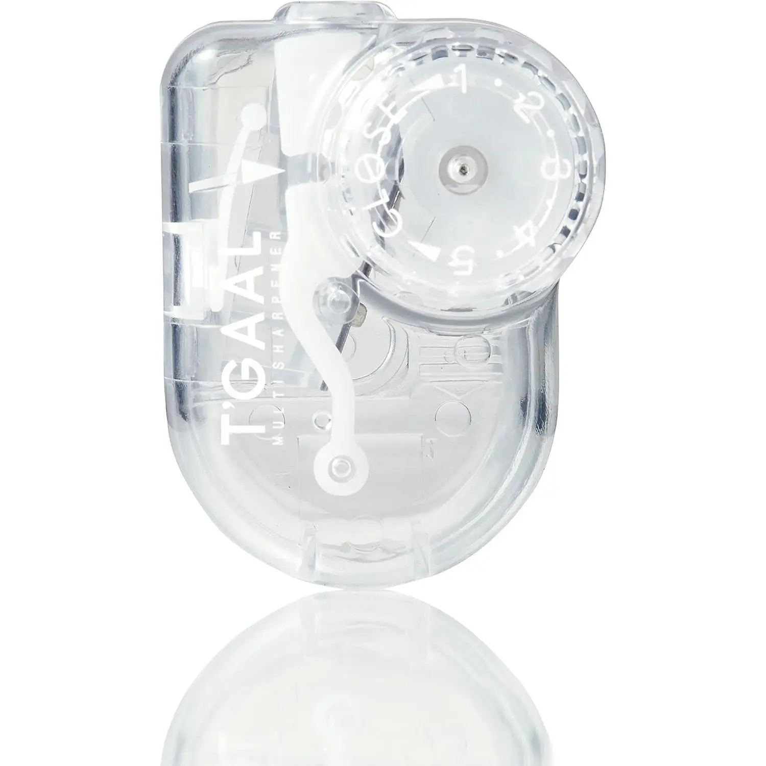 Hi LiNE T'GAAL Angle Adjustable Pencil Sharpener (RS028CL) | Clear, 1 ea.