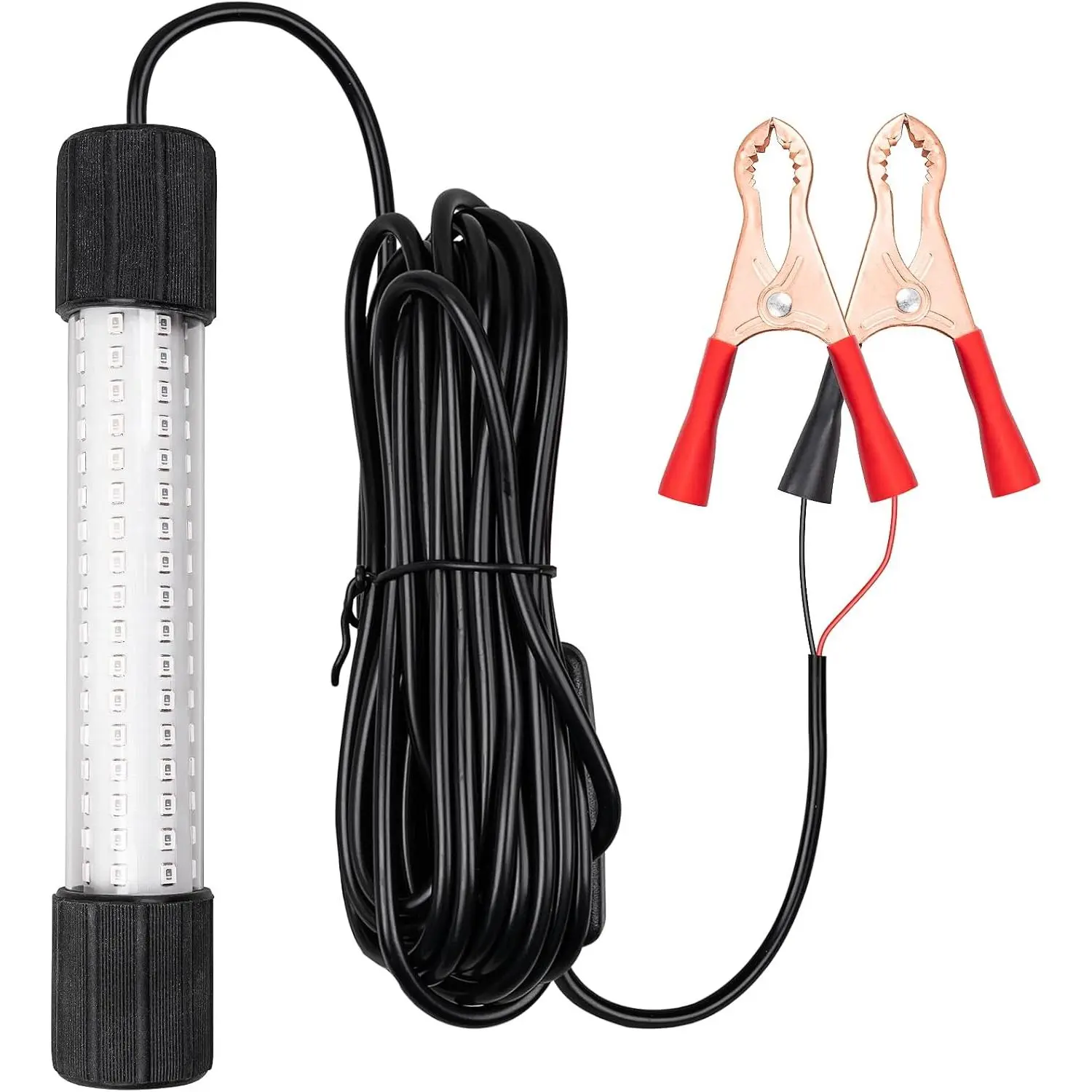 12V Green Underwater Fishing Light, 126 LED 13W Submersible Night Lure Lamp | 5M Power Cord,  Design, For Boat, Sea, Ice, Pool And Night Fishing