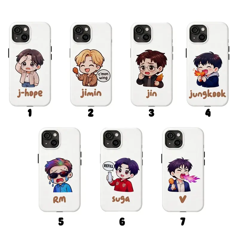 Kpop Phone Case Collection, Case Suitable for iPhone 17/16/15/14/13/12/11 Pro Max/Plus and , Gift for Fan