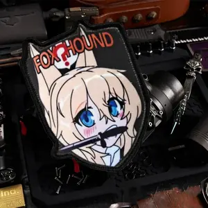 Girl Frontline Fan Morale Badge Tactical Patch Anime Girl Printed Hook&Loop Patches Armband Military Backpack Clothes Stickers