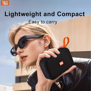 T&g Tg394 Ipx7 Waterproof Portable Mini Speaker, Outdoor TWS Hands-Free Call/fm/TF Card, Connects to Phone/tablet/TV, Multiple Colors Available