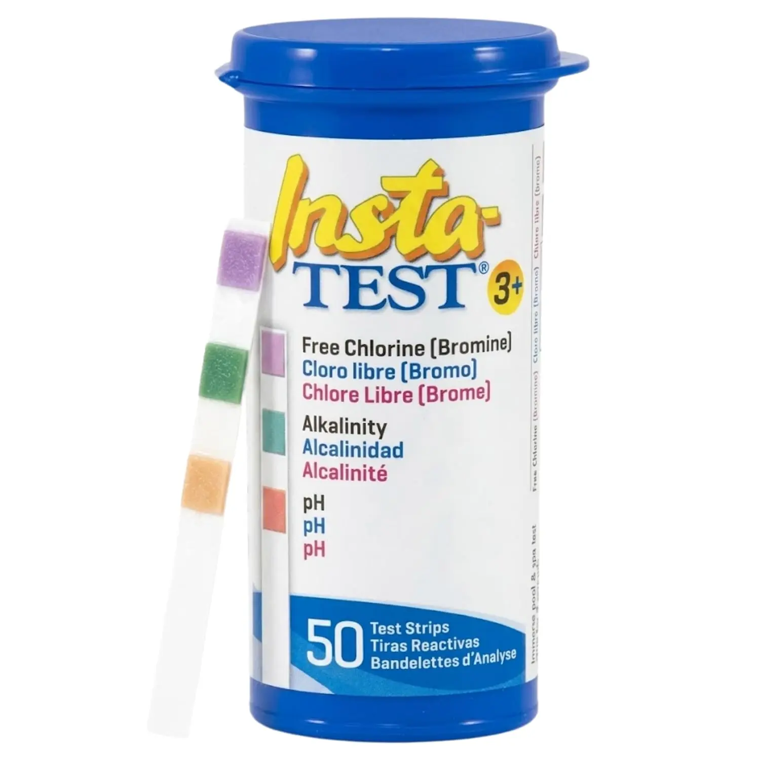 Insta Test 3 Swimming pool Test Strips, 50 Strips