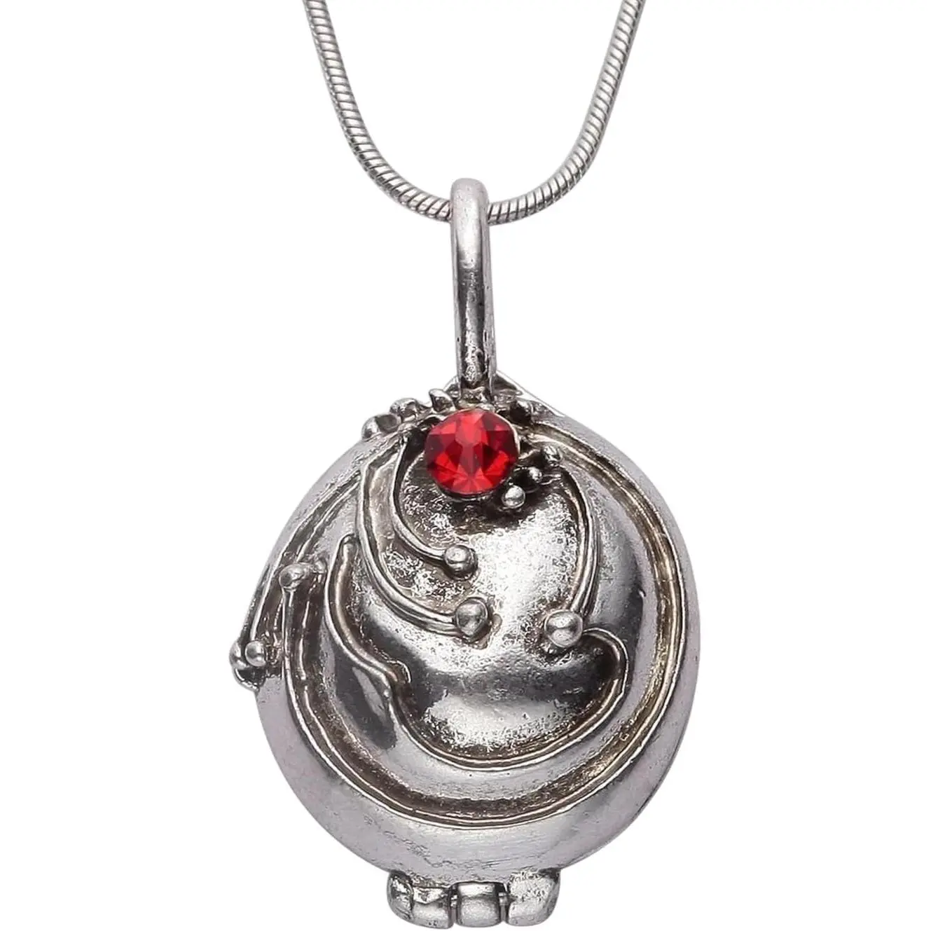 Elena Gilbert Vampire Vervain Locket Tone Opening Pendant Necklace, Fashion Chain Jewelry Necklaces