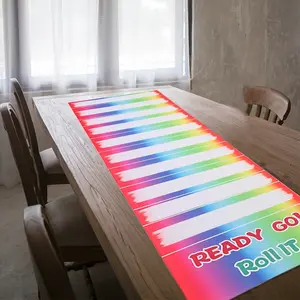 1pc, Rainbow Rolling Game Score Scroll - 10 Grades And 59" Length, Versatile Party Game And Activities for Family Gatherings, Team Building, And Outdoor Events - Ideal for Graduation Prom Night Game, Birthday Party Supplies