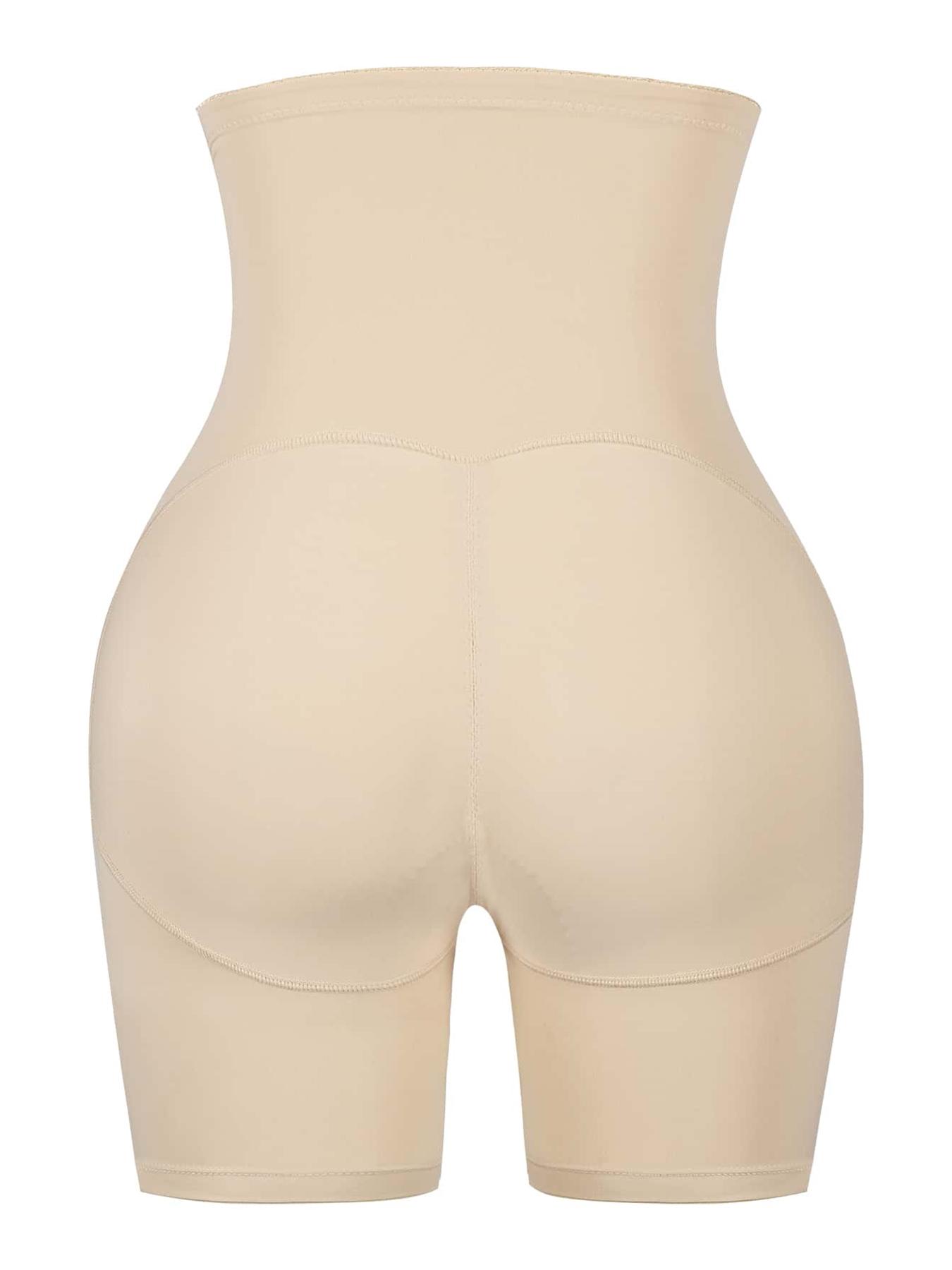 Women's Solid Adjustable Hook and Eye Closure Shapewear Shorts, Casual Breathable High Waist Shaper for Tummy Control, Women's Shapewear, Womenswear, Lady Clothing Women's Solid Adjustable Hook and Eye Closure Shapewear Shorts, Casual Breathable High Waist Shaper for Tummy Control, Women's Shapewear, Womenswear, Lady Clothing