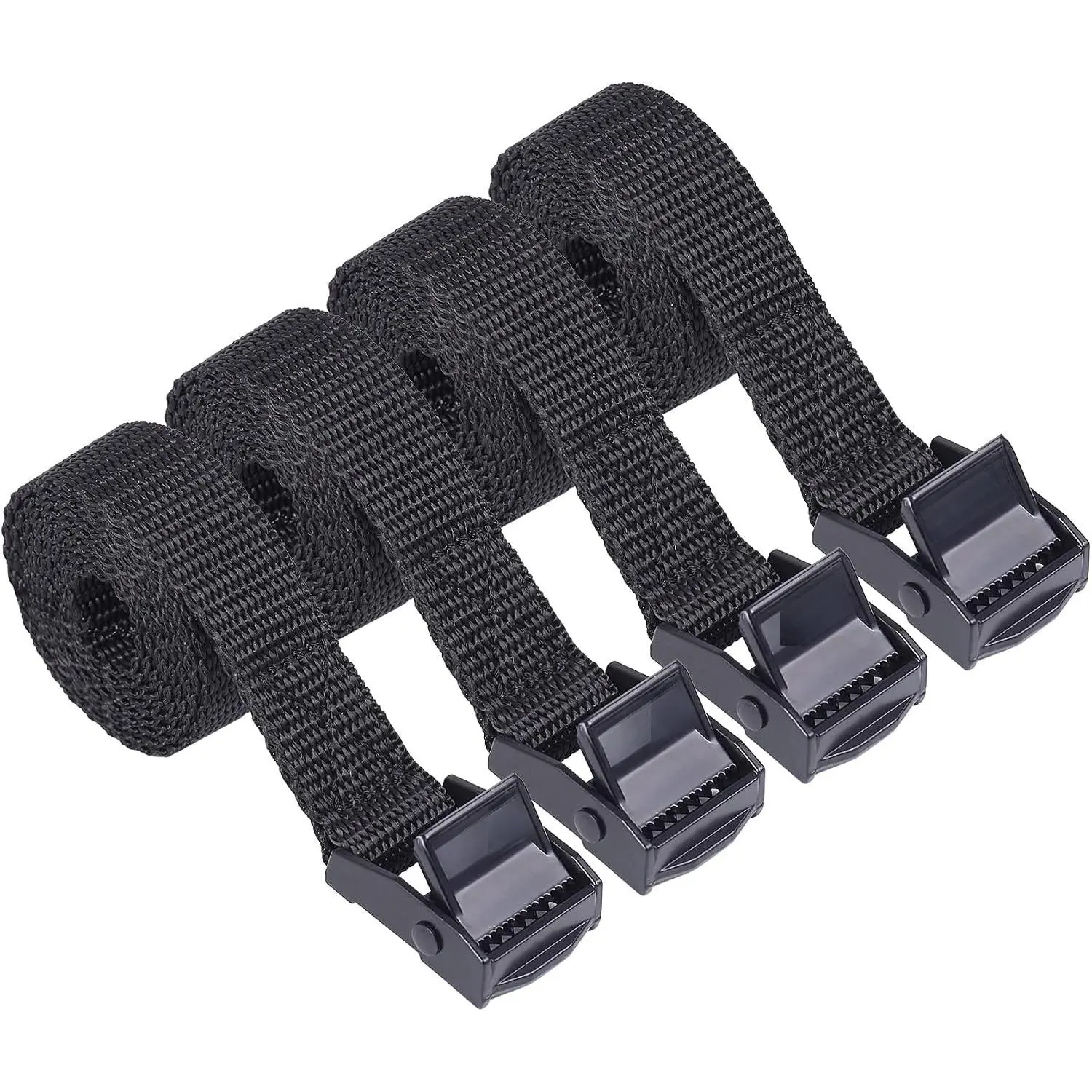 0.75" x1.5' Lashing Strap with Cam Buckles | Cinch Strap with Adjustable Buckle Tie Down Straps for Securing