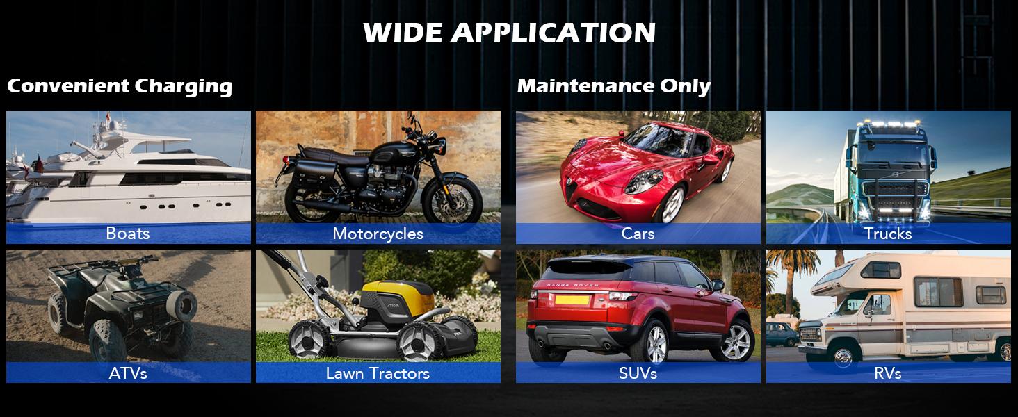 Orion Motor Tech 1/2PC 12V Battery Charger and Maintainer, Trickle Charger for Charging Boats Motorcycles ATVs Riding Mowers & Car Truck SUV RV Maintenance ,Repair tool kit,Home car repair, Limited Time Deal Orion Motor Tech 1/2PC 12V Battery Charger and Maintainer, Trickle Charger for Charging Boats Motorcycles ATVs Riding Mowers & Car Truck SUV RV Maintenance ,Repair tool kit,Home car repair, Limited Time Deal