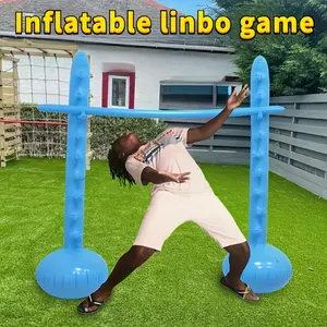 Inflatable Limbo Challenge Set for Adults, Sturdy Outdoor Party Activity, Interactive Lawn Game for Backyard, Poolside & BBQ Gatherings