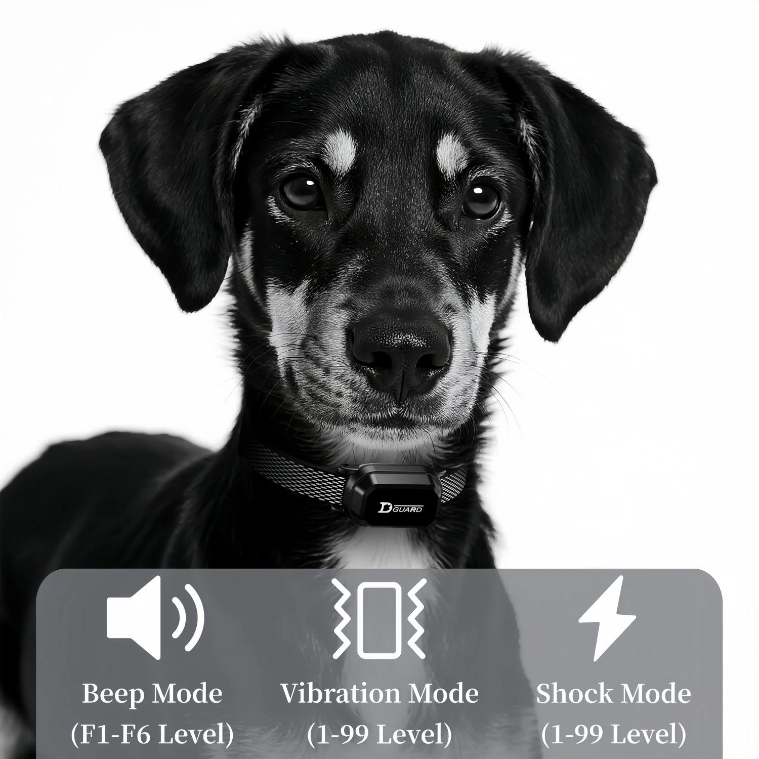3300FT Electric Dog Training Collar Remote Control Waterproof Pet BehaviorFor 6-120lbs Puppy With Shock Vibration Anti-barking