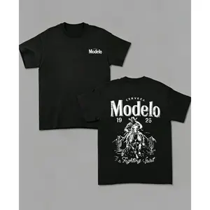 Graphic T-Shirt| Unisex 100% Cotton Washed Distressed Modelo Cowboy Tee| Regular Fit Street Fashion Casual Short Sleeve Round Neck Top| Comfy Summer Daily Wear All-Match Streetwear Verano Camiseta