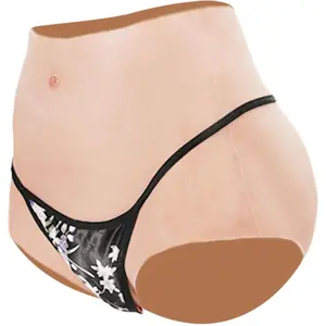Hiding Gaff Panties for Crossdressers Silicone Hip Butt Briefs Transgender Silicone Underwear for Cosplay Drag Queen