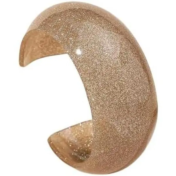 Glitter  Cuff Bracelets for Women - Colorful Boho Irregular Open Wristbands Bangle , Trendy Geometric Wide Statement Accessories Party Concert