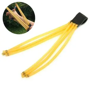 2pcs Outdoor Catapult Replacement Rubber Bands, Powerful Elasticity Slingshot Bands, Professional Hunting Accessories, Durable & Reliable