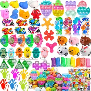 128 Pcs Fidget Party Favors for Kids, Easter Egg Fillers, Pinata Stuffers, Treasure Box Toys, Classroom Prizes, Goodie Bag Stuffers for Boys Girlsfidget toys