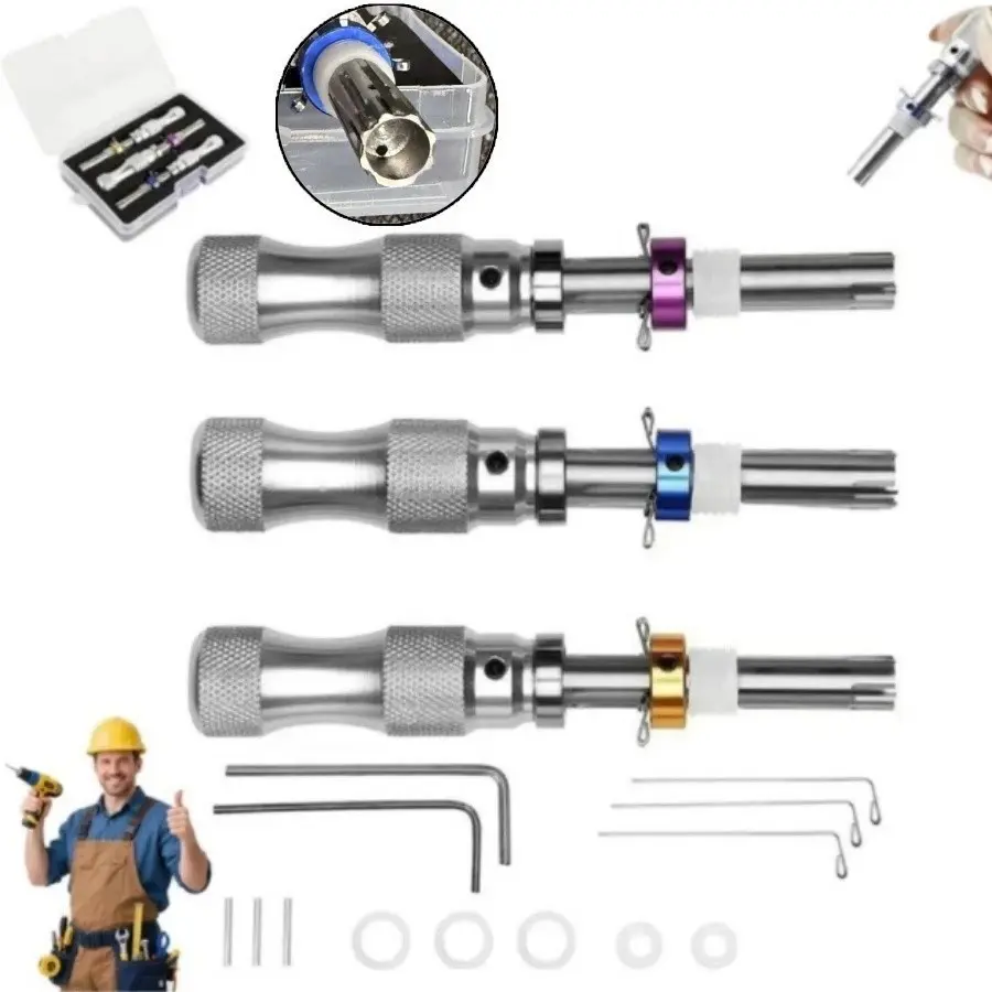 Tubular Lock Core Service Fixture AntiSlip Handle Licensed Locksmith Repair Tool