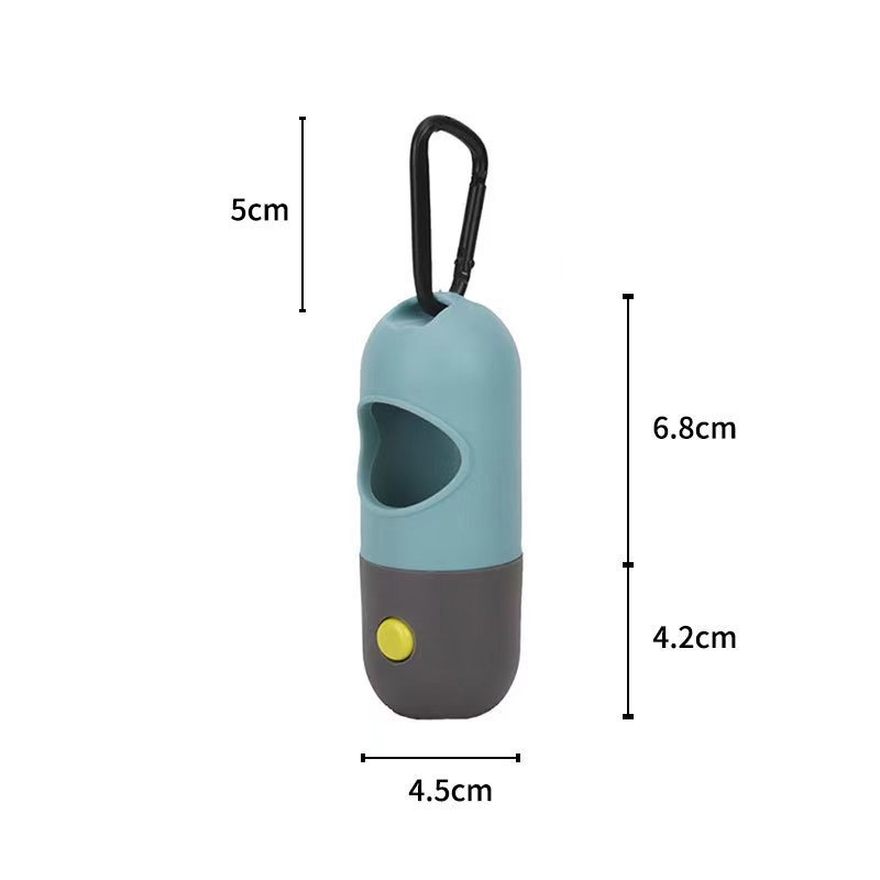 Led Light Pet Waste Bag Dispenser For Dogs Cats Dog Poop Scooper Bags Waste Bags Holder Dispensers Pet Clean Accessories