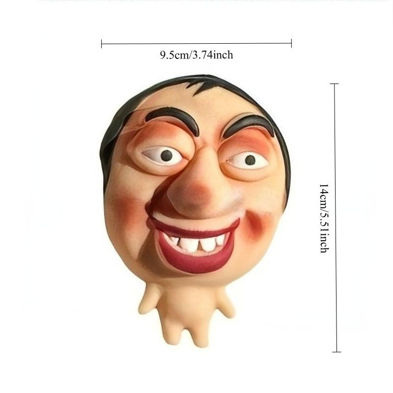 Fun Ugly Facial Squeeze Toy Colleague Kneading Expression Character Fidget Toy Homemade Pimple Prank Toy Cute Slow Rebound Gift