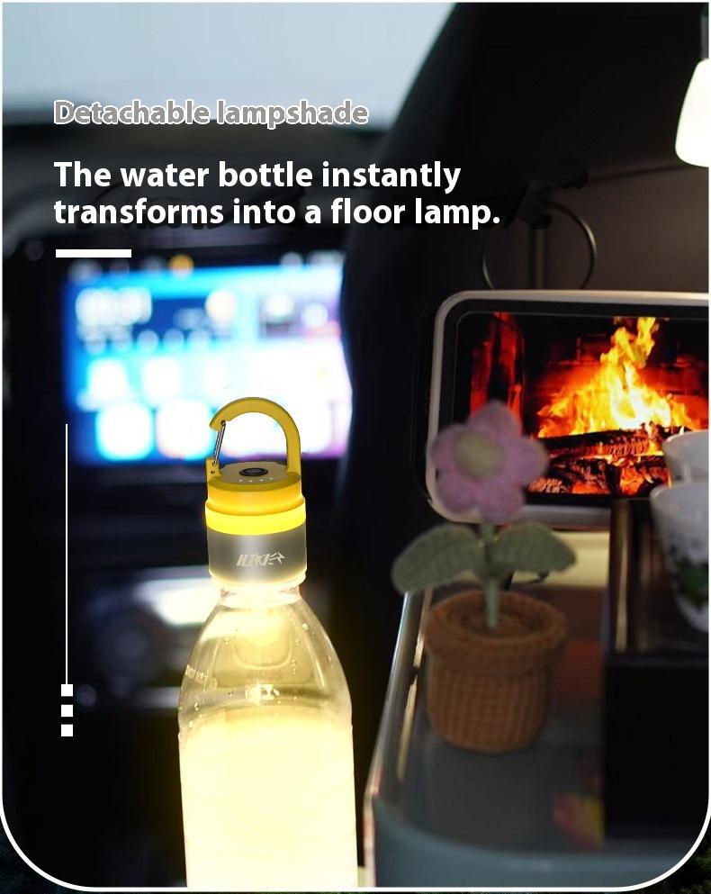 fast  shipping  items Bright LED Emergency Lanterns Lightweight and portable, tent party, outdoor lighting, romantic atmosphere, creative multi-functional color water bottle light, camping outdoor atmosphere light, flashing signal mode, waterproof, long b